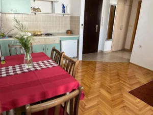 dining area and kitchen