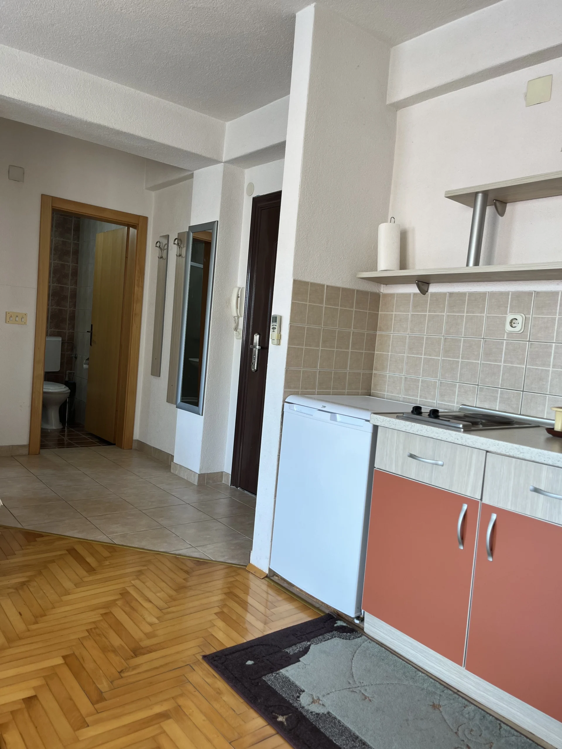 interior of the one bedroom