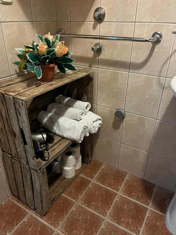 towels, tissue paper, hair blower